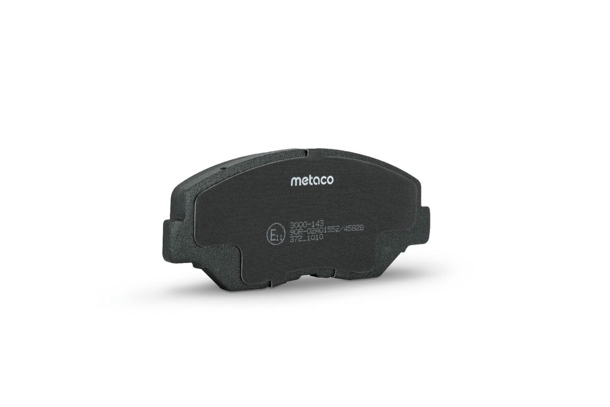 Колодки тормозные передние к-кт metaco 3000-143 preview 2