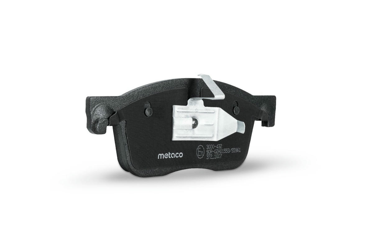 Колодки тормозные передние к-кт metaco 3000-432 preview 2