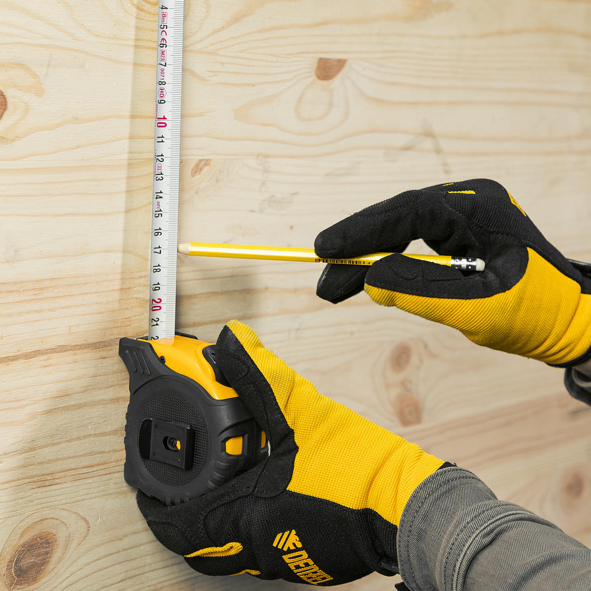 Рулетка 8м 25мм обрезиненный корпус, автм. фиксация DENZEL preview 10