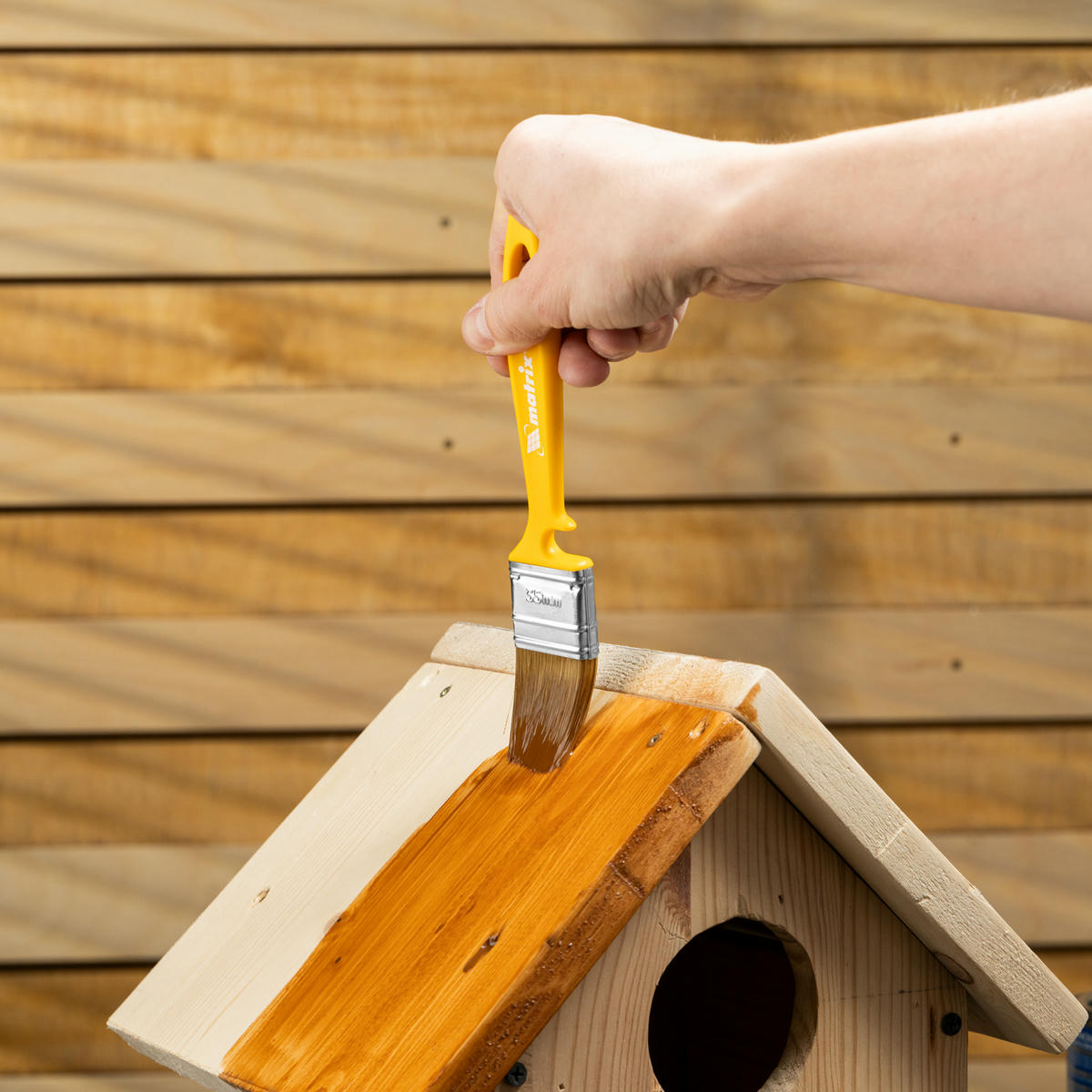 Кисть флейцевая ЛАКИ 35x10 мм MATRIX 83362 preview 6