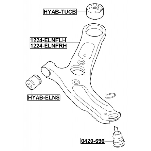 Рычаг передний нижний правый preview 2