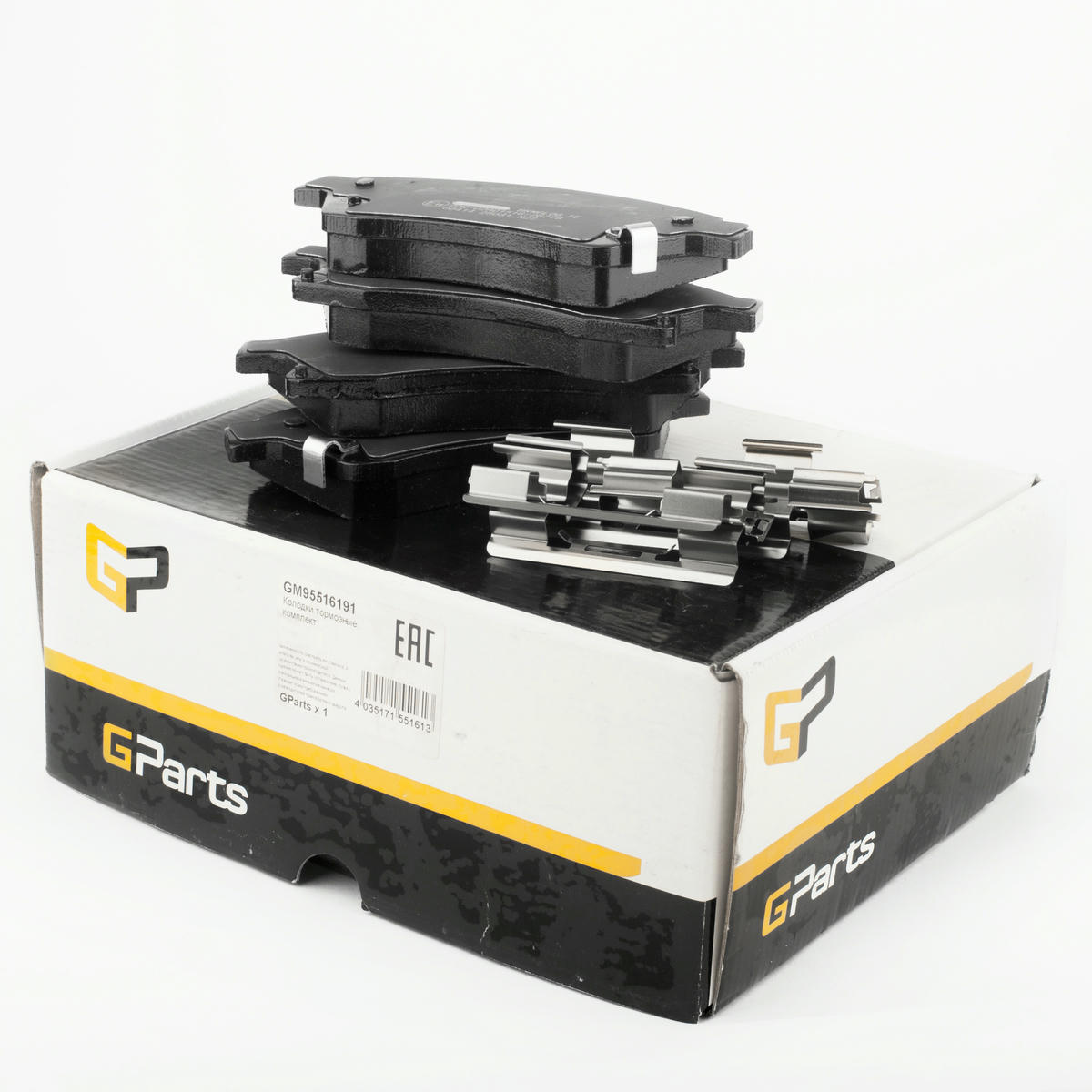 Колодки тормозные Gparts GM95516191 preview 2