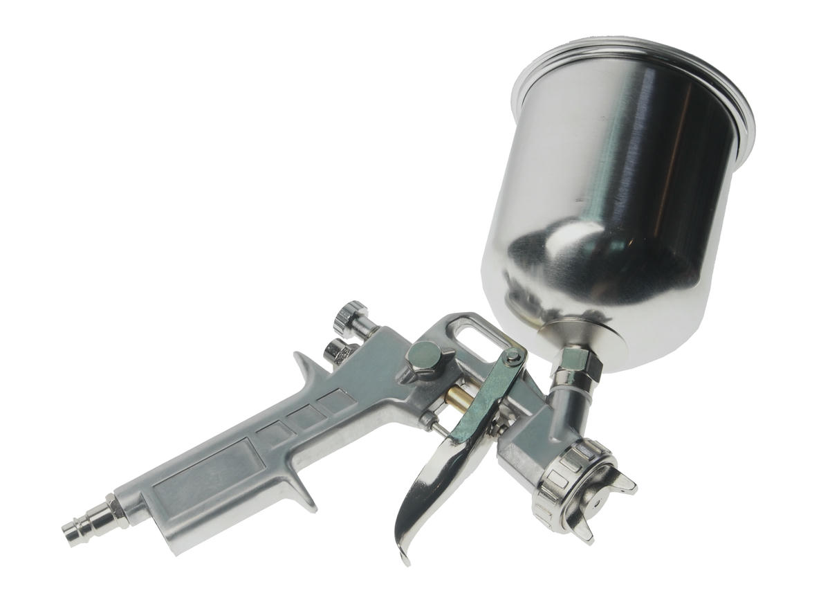 Краскопульт с верх. алюминиевым бачком 600мл 1,5мм ЭВРИКА preview 1