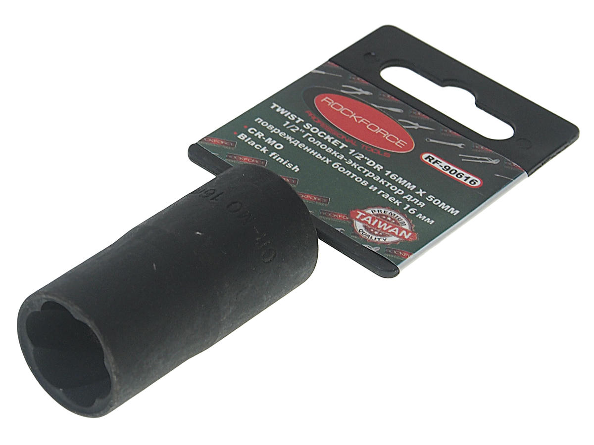 Головка экстрактор 16 1/2' для поврежденных болтов/гаек ROCK FORCE preview 1