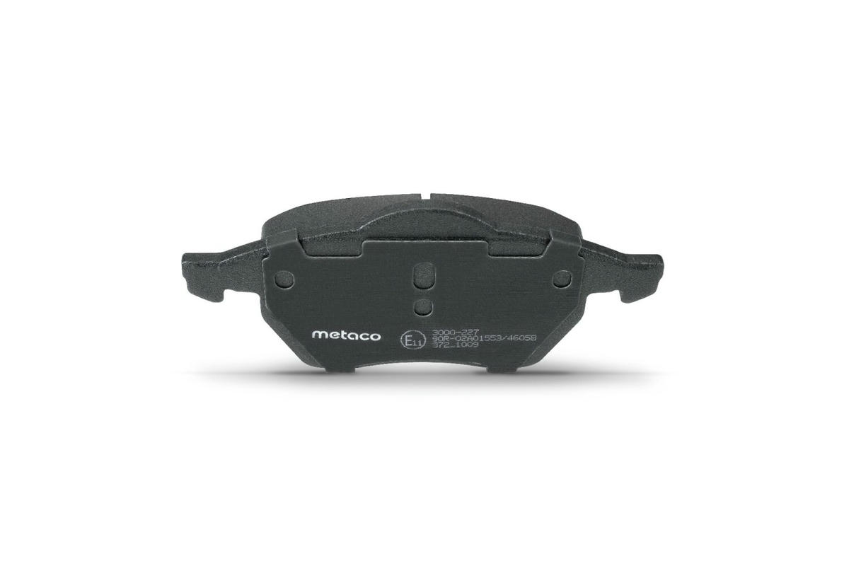 Колодки тормозные передние к-кт metaco 3000-227 preview 5