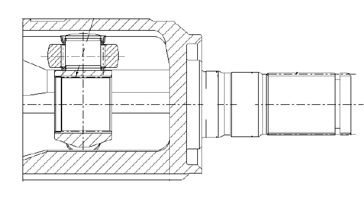 ШРУС для а/м Hyundai Creta (15-) 1.6i AT 2WD (внутр. перед. лев./прав.) (GO 0829) preview 3