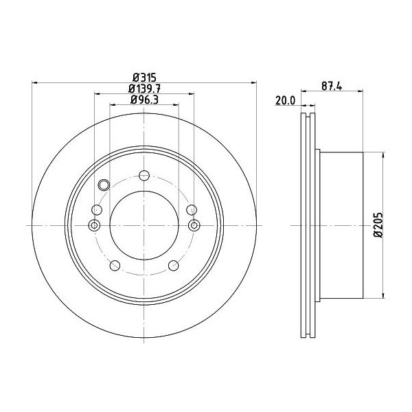Диск тормозной задний TRIALLI DF 073304 preview 3