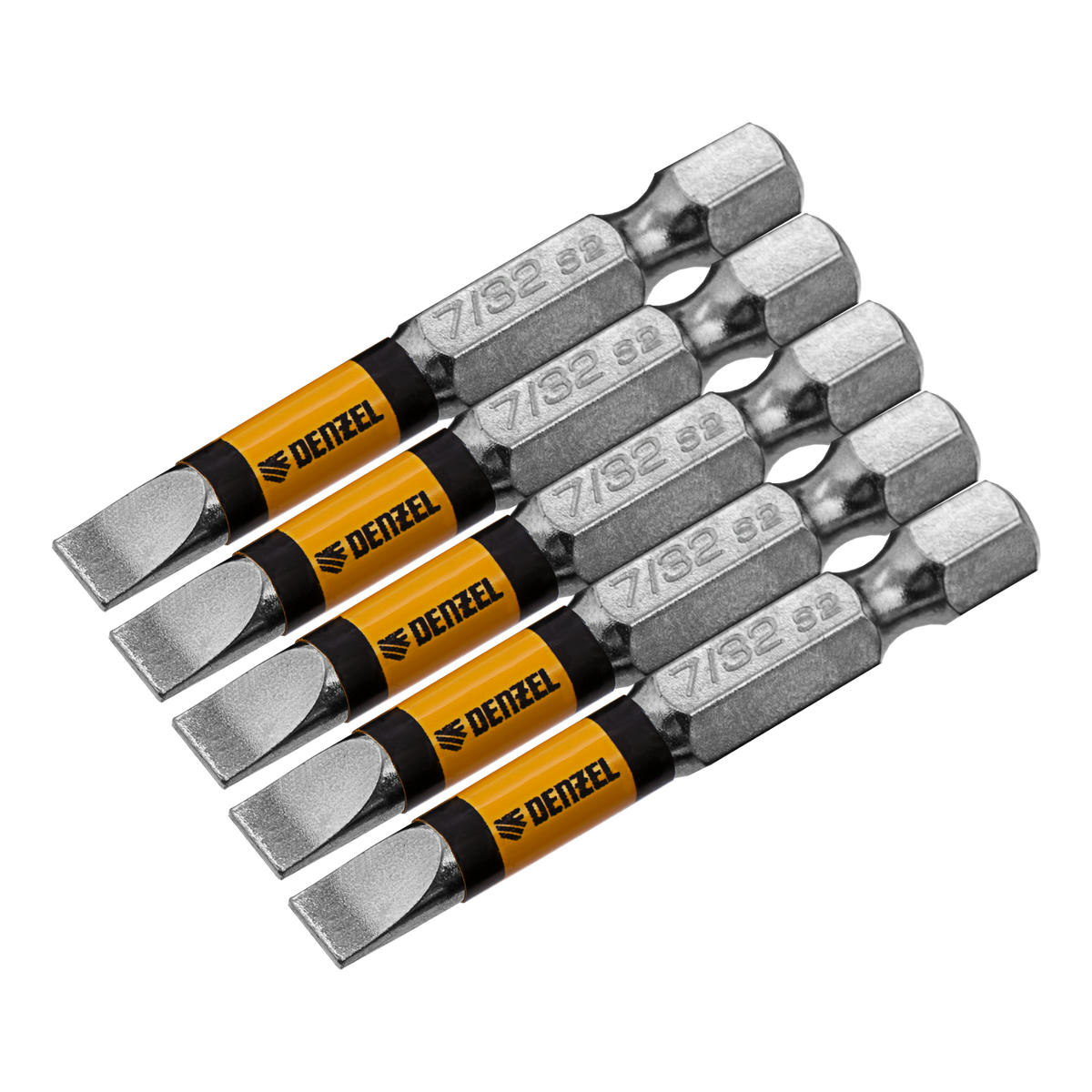 Набор бит, SL7/32"x2", 5 шт.// Denzel preview 1