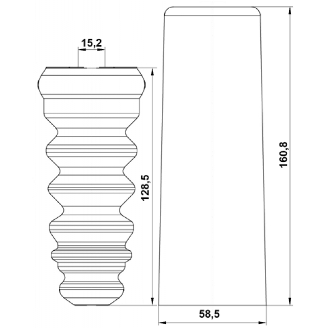 К-кт пыльников с отбойниками FEBEST VWSHB-GOLVIR-KIT preview 2
