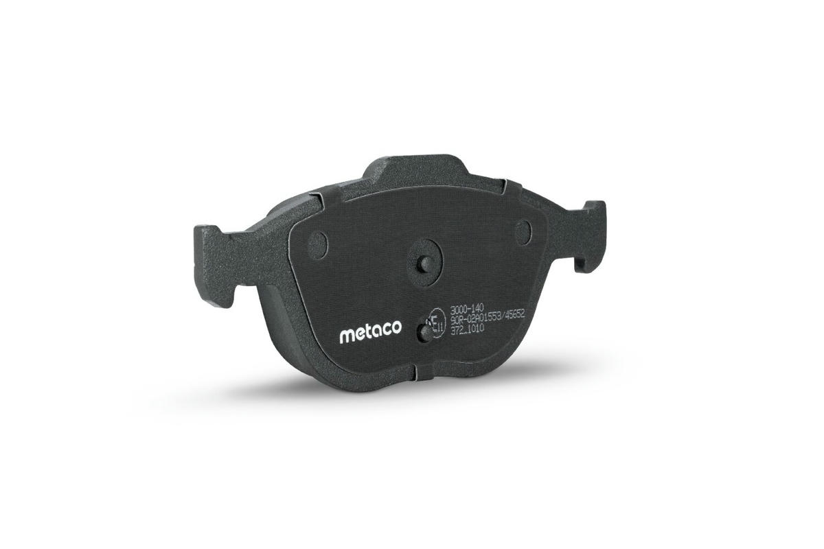 Колодки тормозные передние к-кт metaco 3000-140 preview 3
