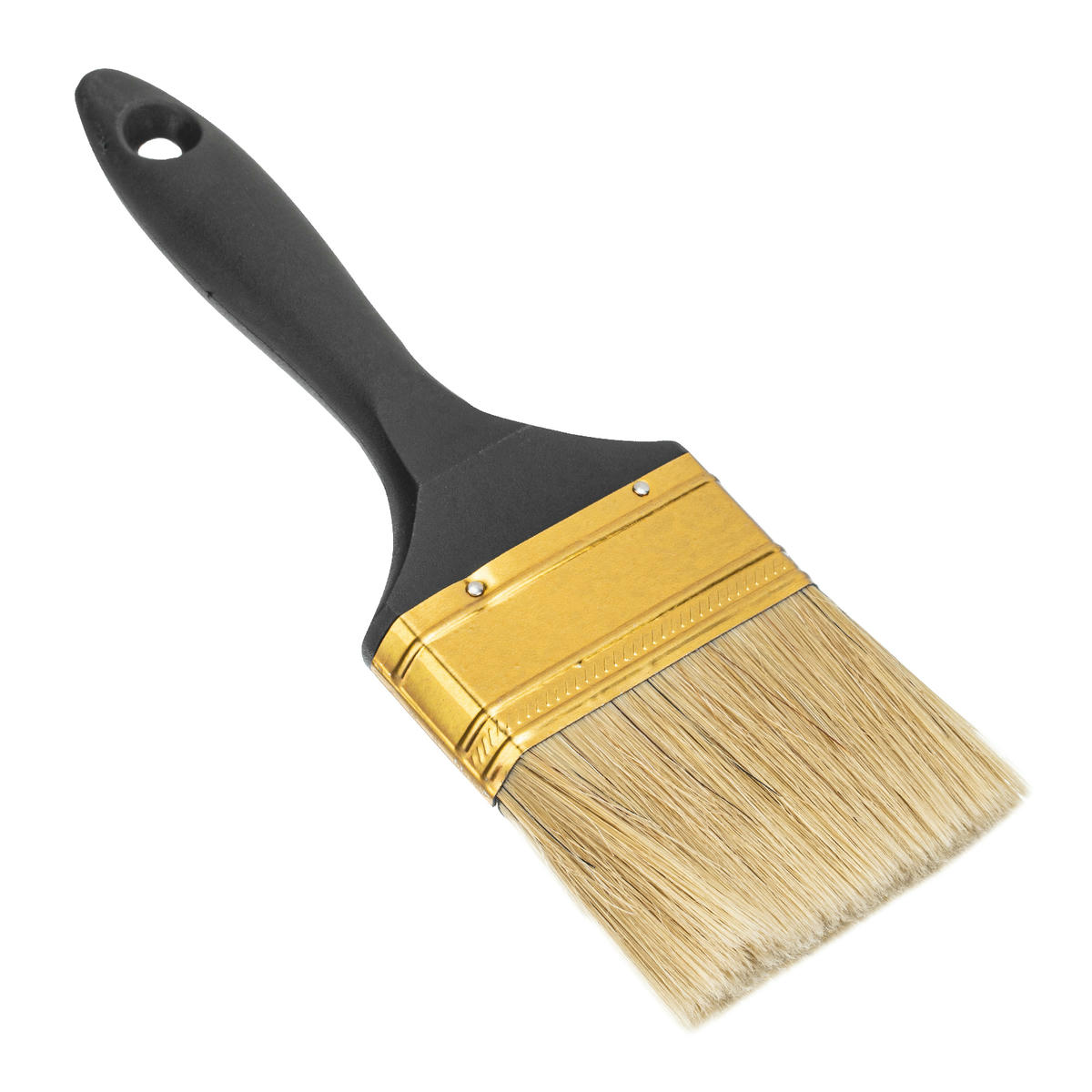 Кисть плоская Профи 3", натуральная щетина, пластмассовая ручка// MATRIX preview 1