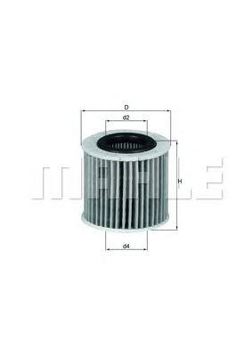 Фильтр масляный MAHLE OX 416 D2 preview 1