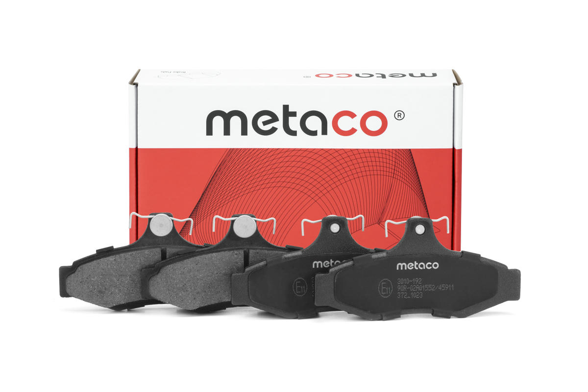 Колодки тормозные задние дисковые к-кт metaco 3010-192 preview 1