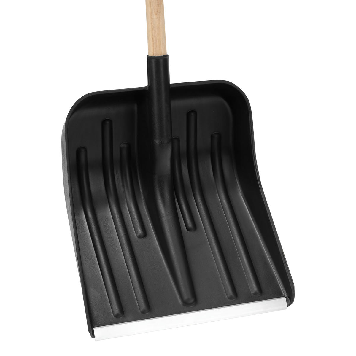 Лопата снеговая пластиковая 360х405х1550мм деревянный черенок СИБРТЕХ preview 3
