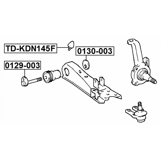 Болт с эксцентриком FEBEST 0129-003 preview 2