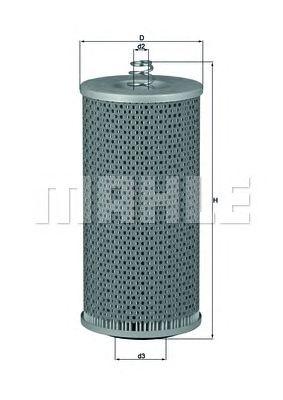 Фильтр масляный MAHLE OX 69 D preview 1