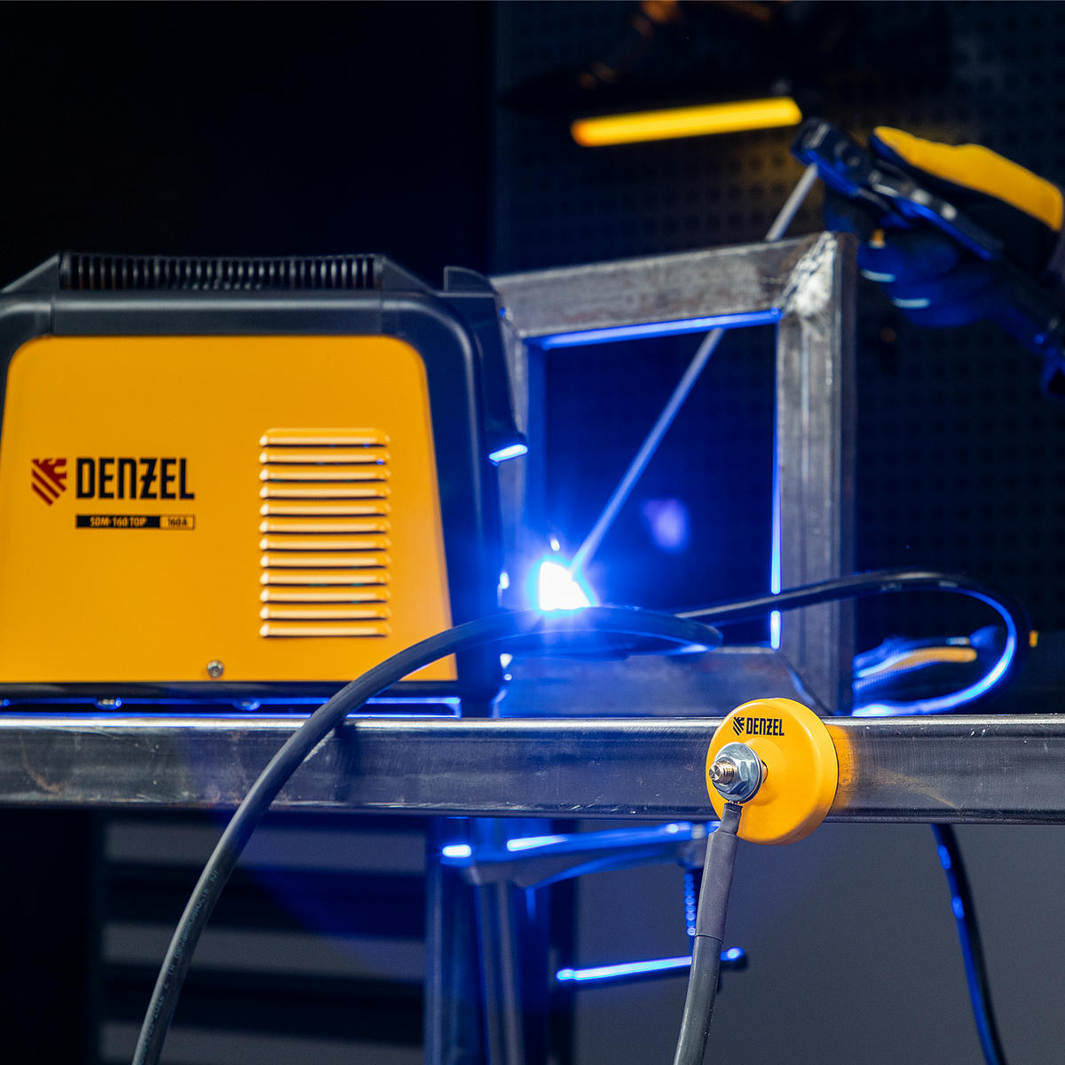 Клемма магнитная "масса" для сварочных работ DENZEL preview 10