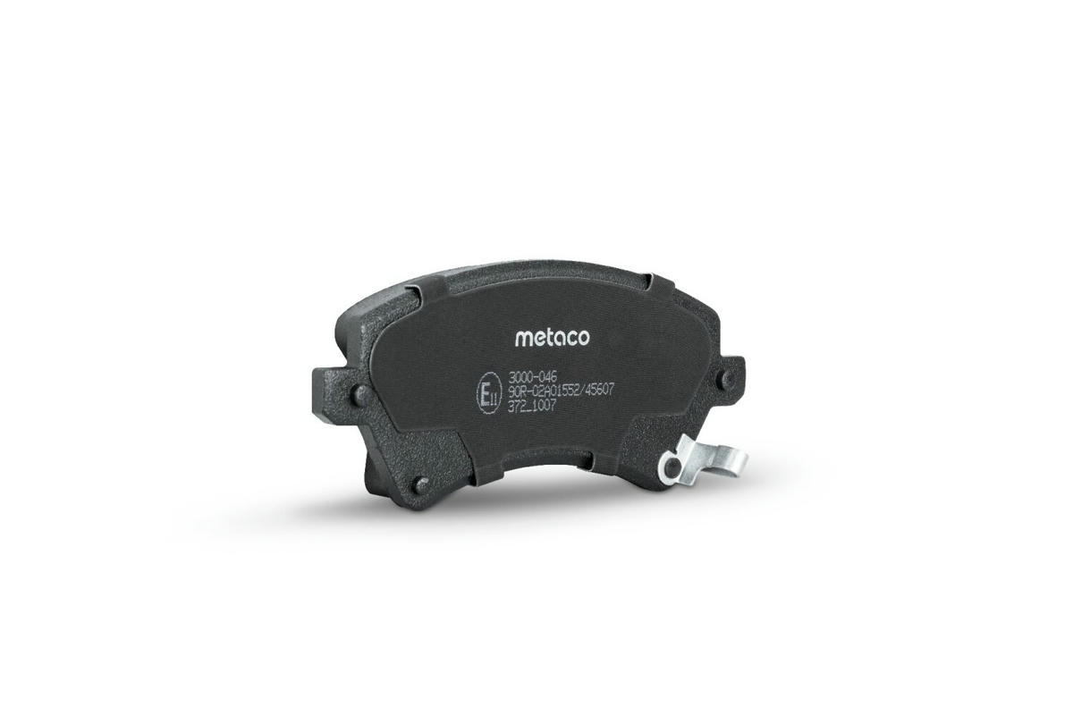 Колодки тормозные передние к-кт metaco 3000-046 preview 2