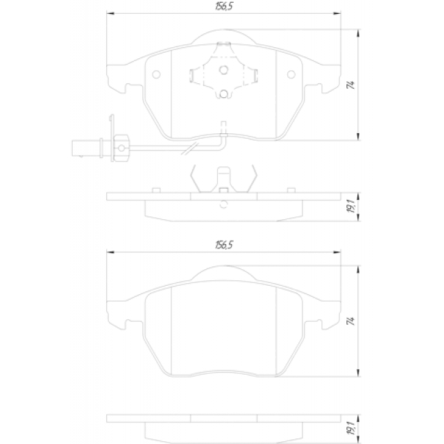 Колодки тормозные передние preview 2