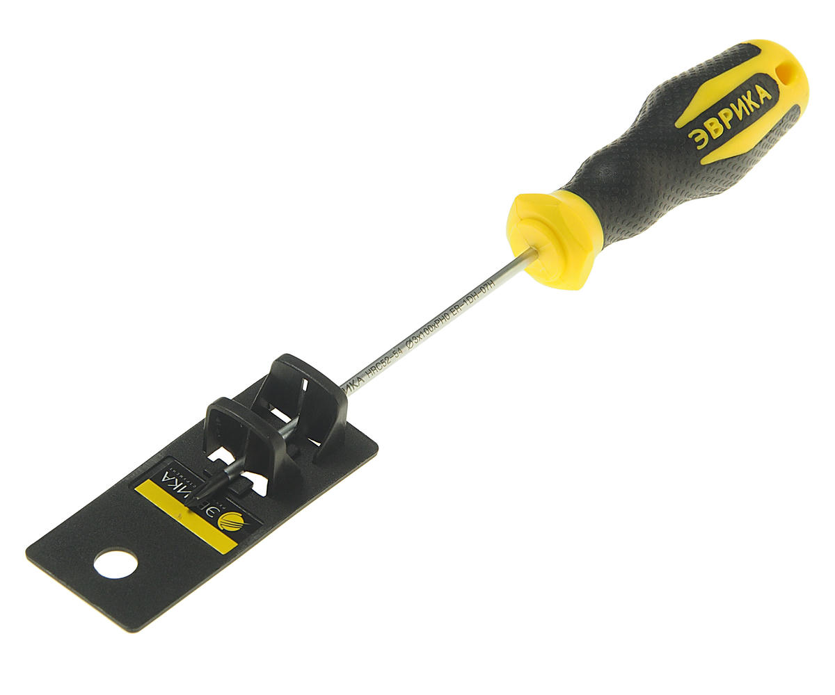 Отвертка крестовая ЭВРИКА PH0 3х100мм preview 1