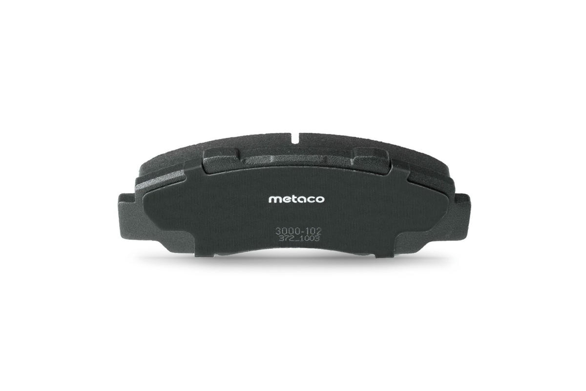 Колодки тормозные передние к-кт metaco 3000-102 preview 5