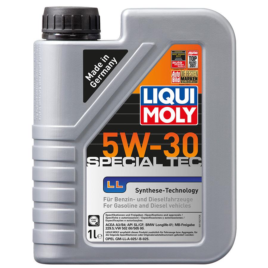 Масло моторное LIQUI MOLY SPECIAL Tec LL 5W30 A3/B4 синт. 1л preview 1 Масло моторное LIQUI MOLY SPECIAL Tec LL 5W30 A3/B4 синт. 1л preview 1