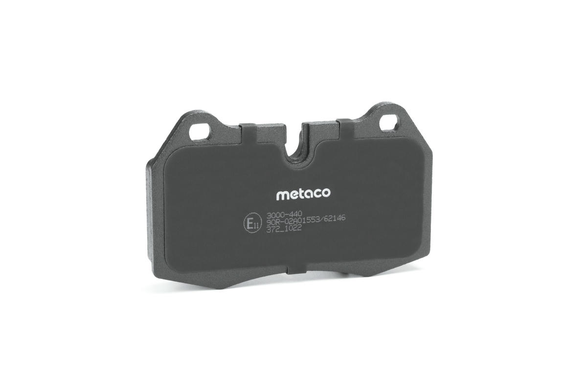 Колодки тормозные передние к-кт metaco 3000-440 preview 2