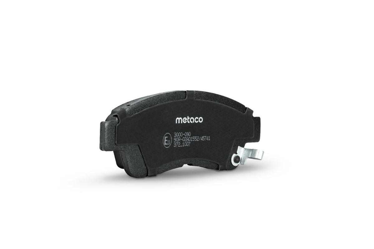 Колодки тормозные передние к-кт metaco 3000-090 preview 2