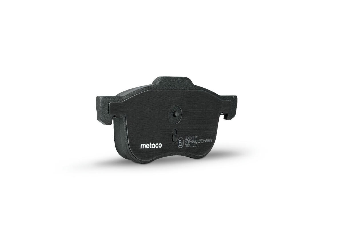 Колодки тормозные передние к-кт metaco 3000-112 preview 3