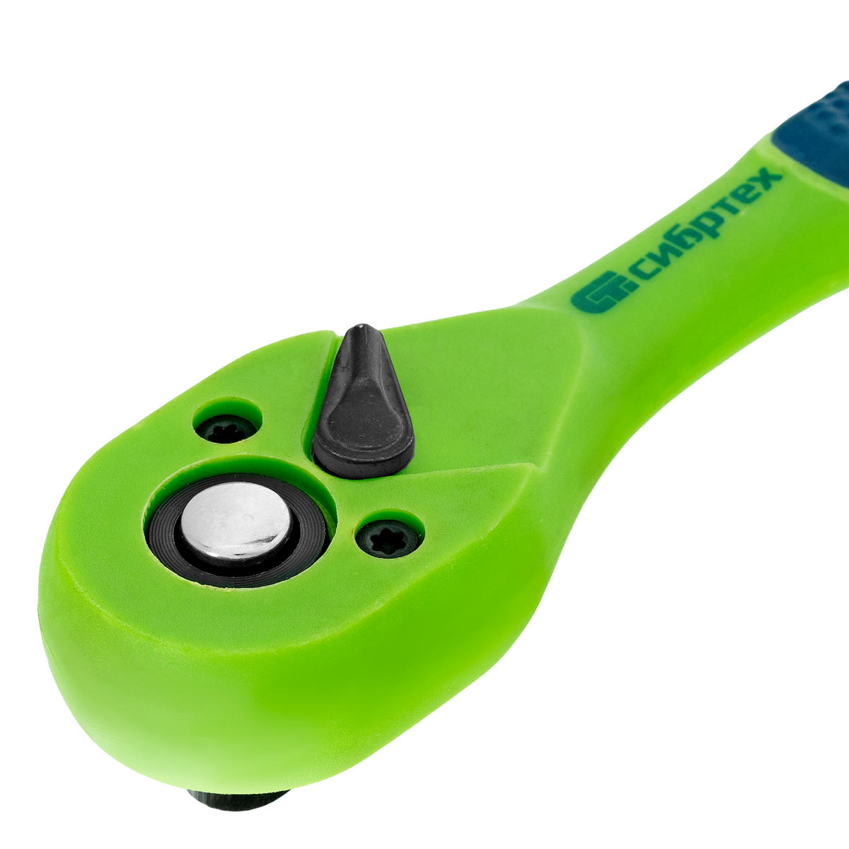 Ключ-трещотка, двухкомпонентная рукоятка, 3/8 Сибртех 14008 preview 5