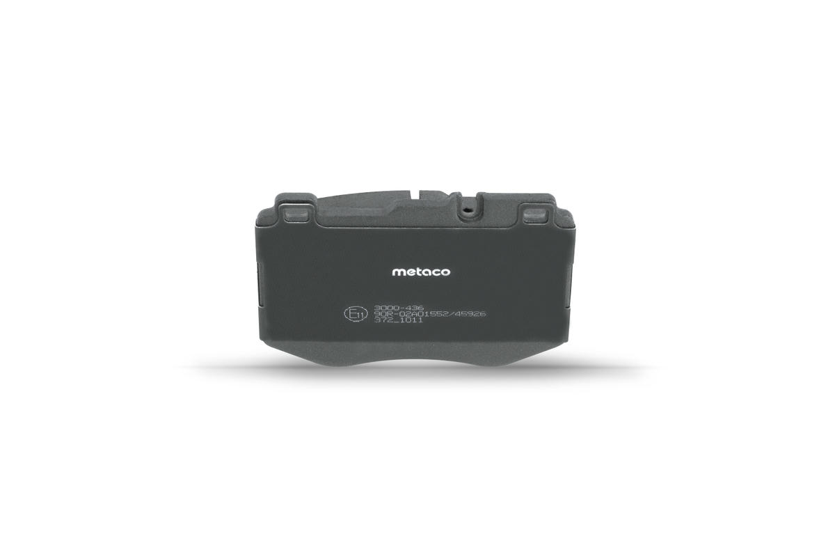 Колодки тормозные передние к-кт metaco 3000-436 preview 2