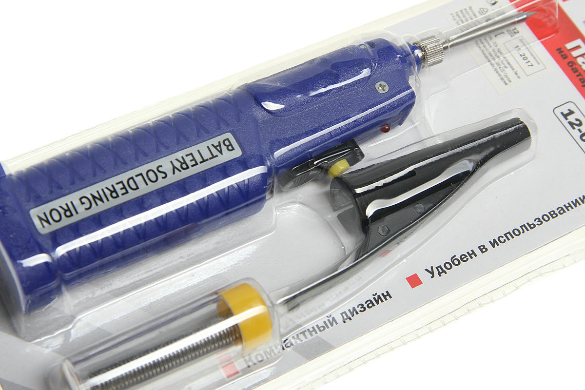 Паяльник Мини (питание 3 батарейки AA) 4.5V/8 Вт (ZD-20D) REXANT preview 1