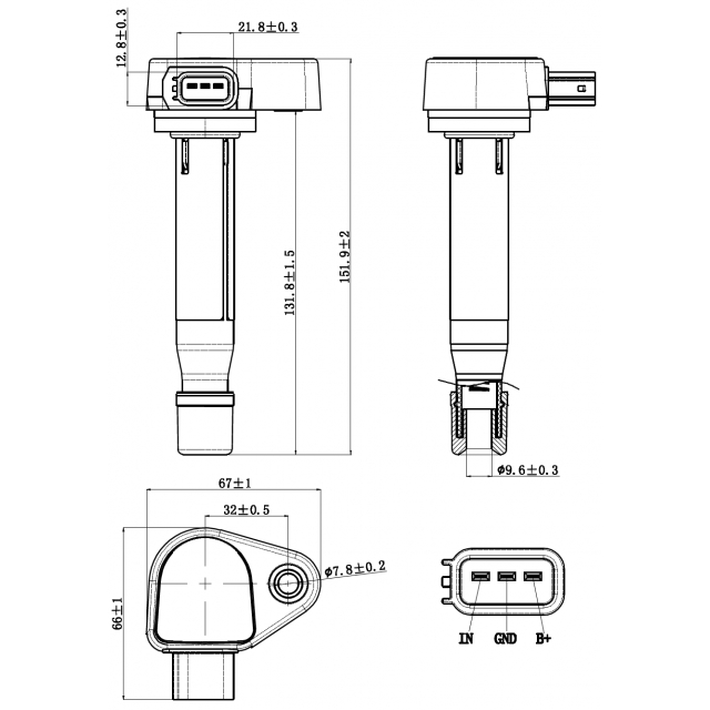 Катушка зажигания FEBEST 03640-004 preview 2