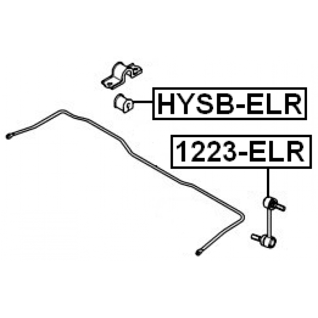 Стойка заднего стабилизатора FEBEST 1223-ELR preview 2