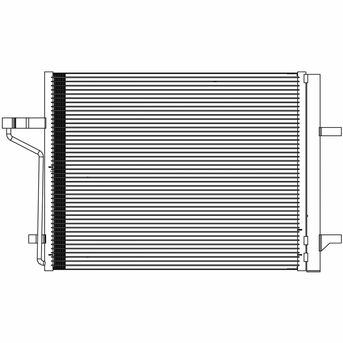 Радиатор кондиционера LUZAR LRAC 1070 preview 3 Радиатор кондиционера LUZAR LRAC 1070 preview 3