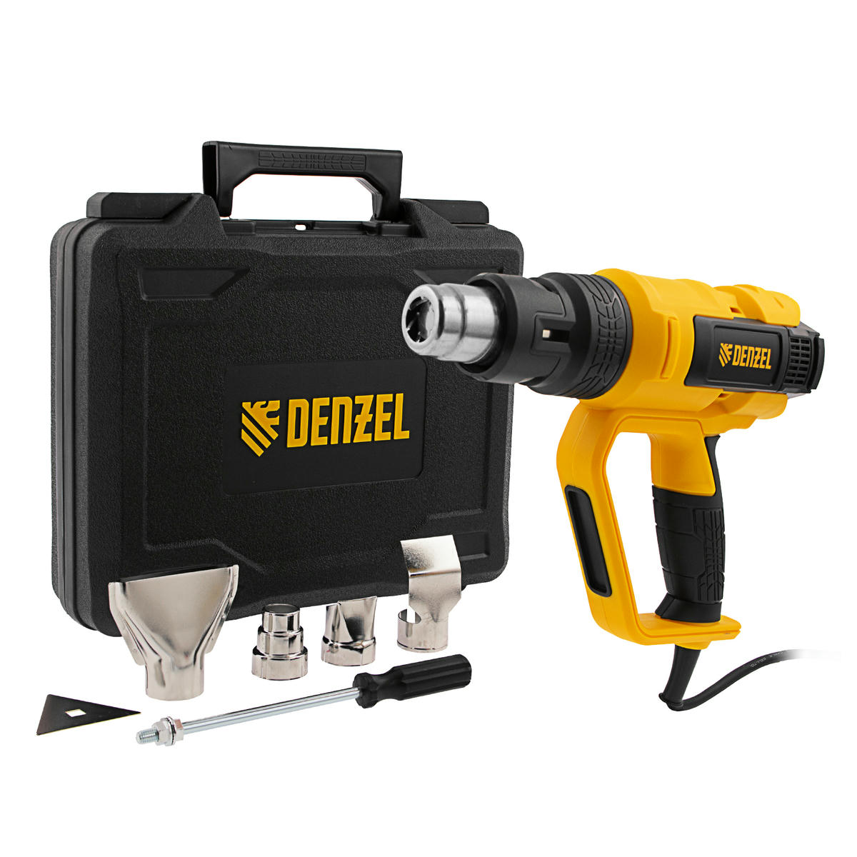 DENZEL 28007 Фен технический HG-2000E, 2000 Вт, 2 режима, LCD дисплей preview 8