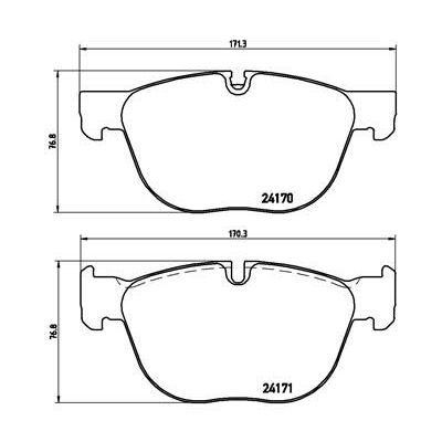 Колодки тормозные передние к-кт TRIALLI PF 4180 preview 4