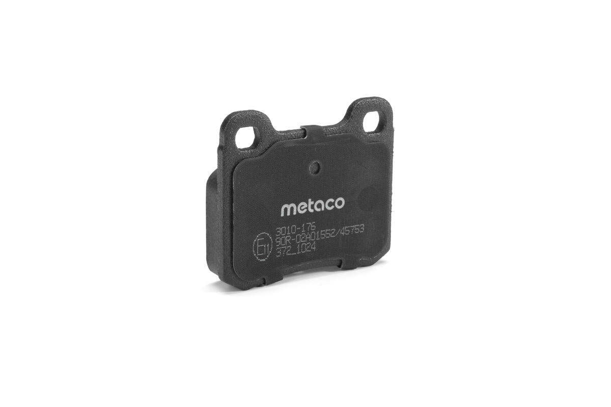 Колодки тормозные задние дисковые к-кт metaco 3010-176 preview 2