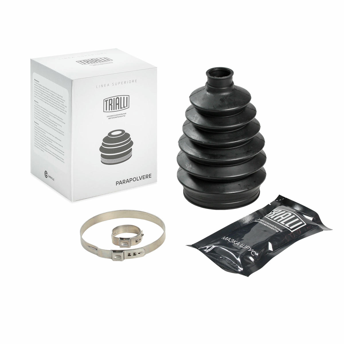 Пыльник ШРУСа для а/м Chevrolet Lanos (97-) (наруж.компл: хомуты/смазка) (TPEE) (FG 0521) preview 1