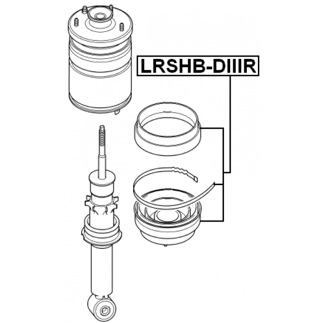 Пыльник амортизатора FEBEST LRSHB-DIIIR preview 2