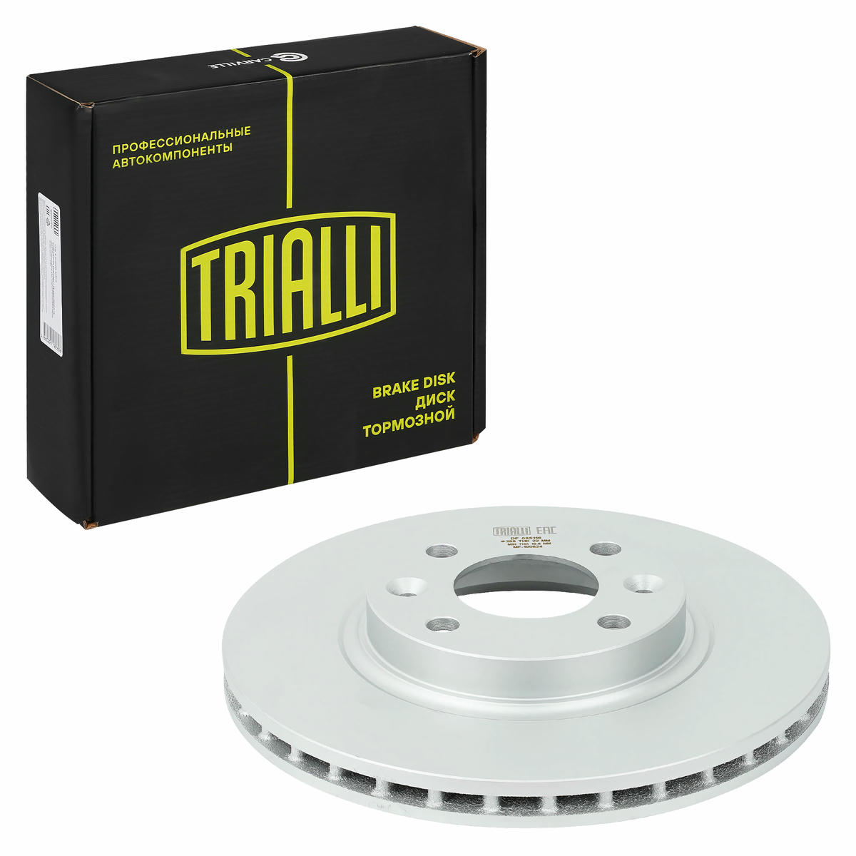 Диск тормозной передний вентилируемый TRIALLI DF 095116 preview 1