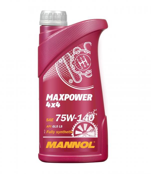 Масло трансмиссионное MANNOL MAXPOWER GL-5 75W140 синтетическое 1 л 1236 preview 1