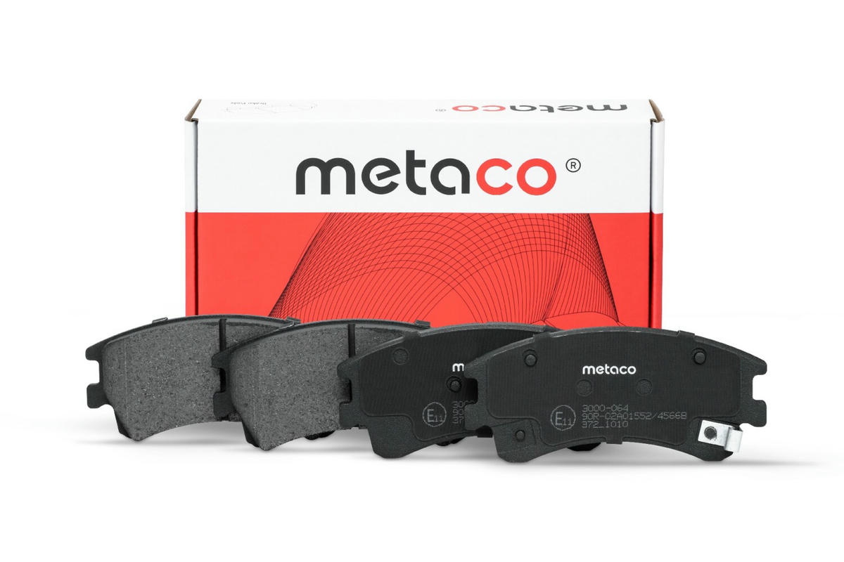 Колодки тормозные передние к-кт metaco 3000-064 preview 1