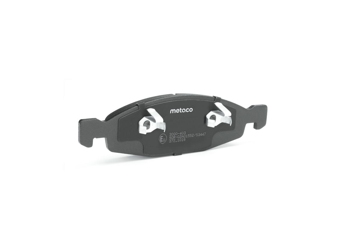 Колодки тормозные передние к-кт metaco 3000-403 preview 2