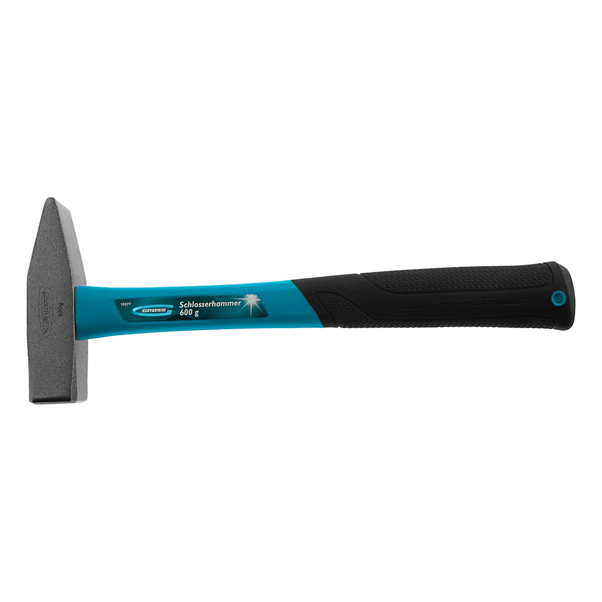Молоток 600г квадратный боек, фибергласовая обрезиненная рукоятка GROSS preview 2