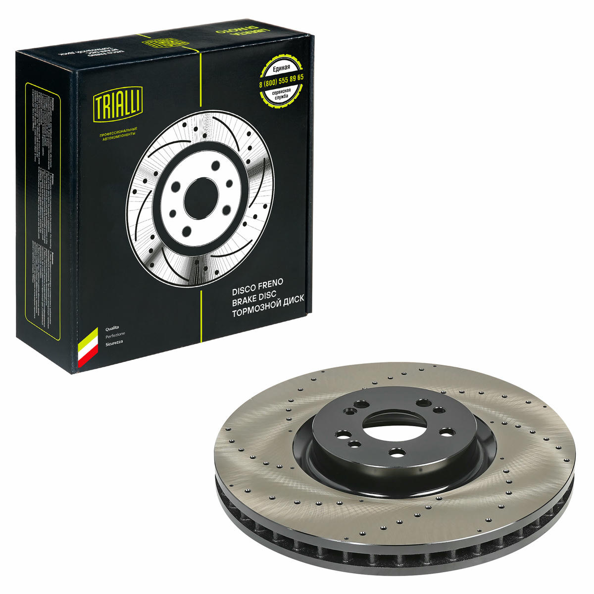 Диск торм. для а/м Mercedes GLE (V167/C167) (18-) перед. d=375 (перф./окраш.) (DF 190439) preview 1