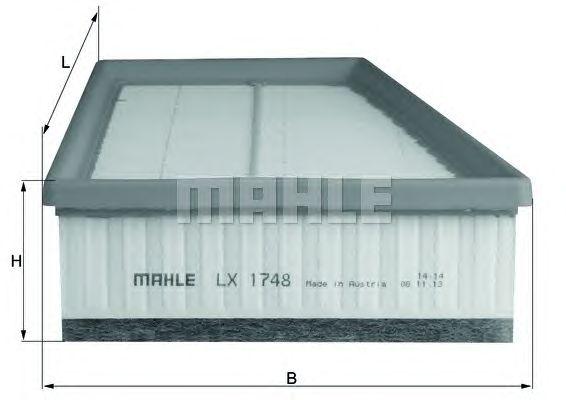 Фильтр воздушный KNECHT LX 1748 preview 1 Фильтр воздушный KNECHT LX 1748 preview 1