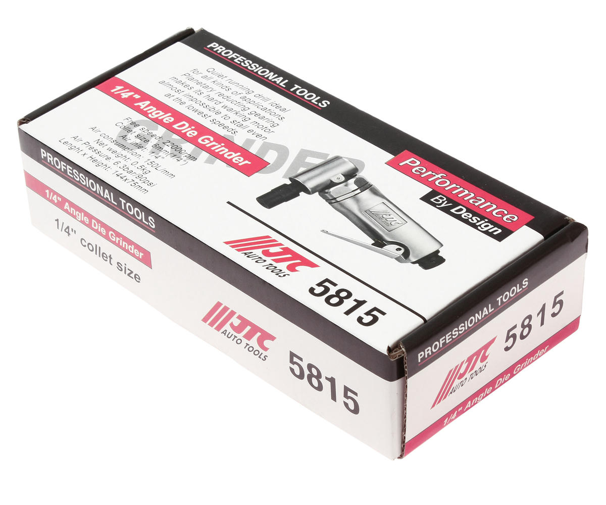 Машинка шлифовальная пневматическая угловая 22000 об/мин, 90PSI, 147х75мм JTC /1/20 preview 1