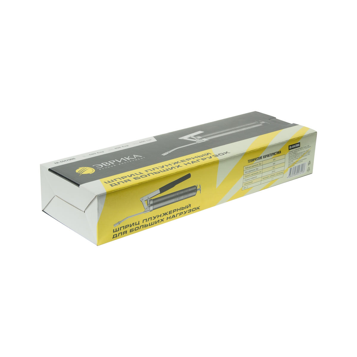 Шприц плунжерный для больших нагрузок (емкость 400 см; раб. давление: 408 бар) ЭВРИКА preview 1