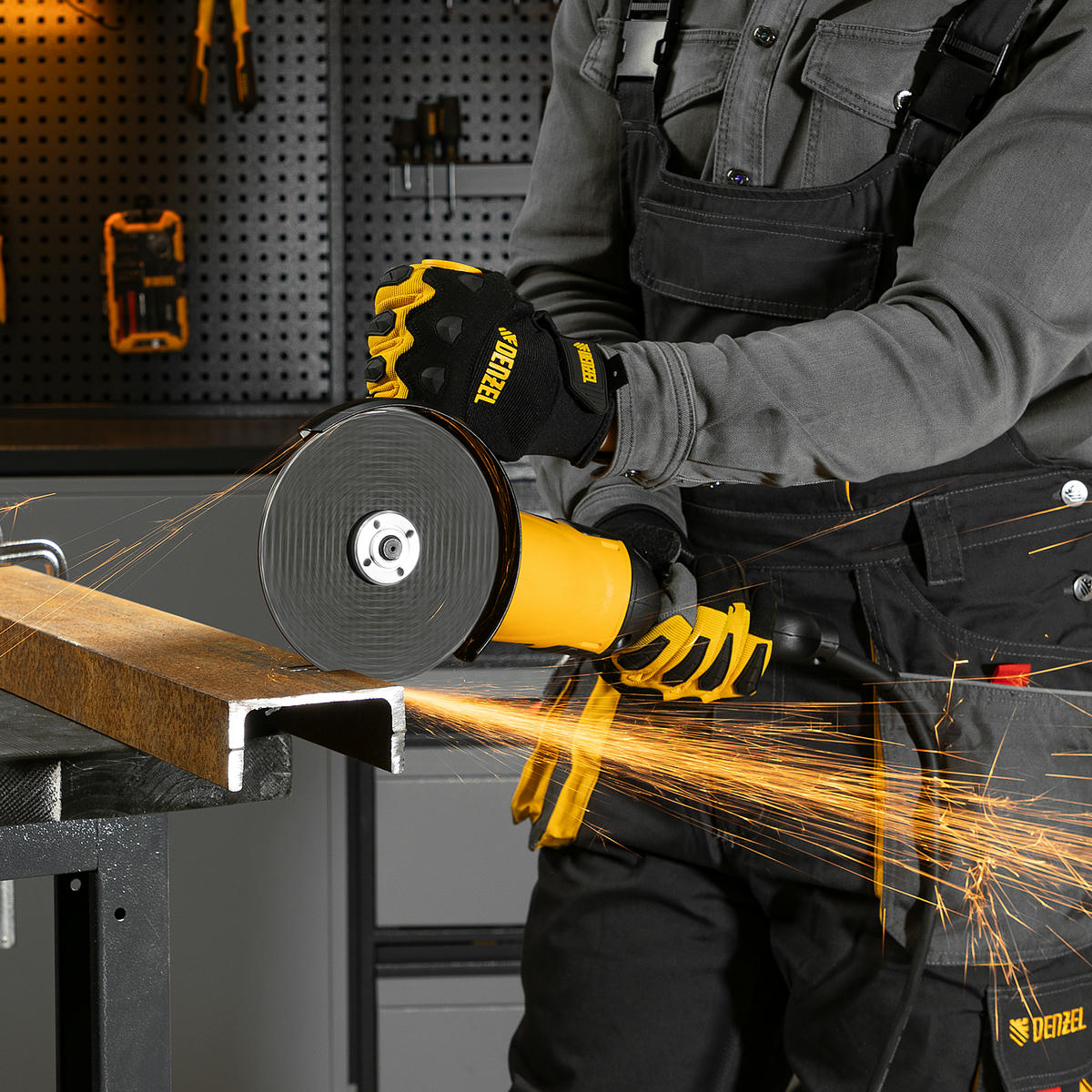 DENZEL 26910 Машина шлифовальная угловая AG150-1500, 1500 Вт, 150 мм, 8500 об/мин preview 18